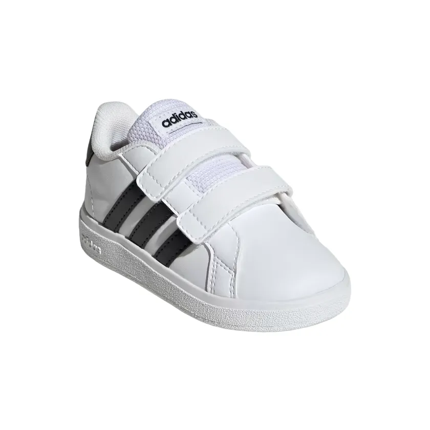 Adidas Grand Court 2.0 2.0 CF GW6527 white-black children's tear-off sneakers shoe