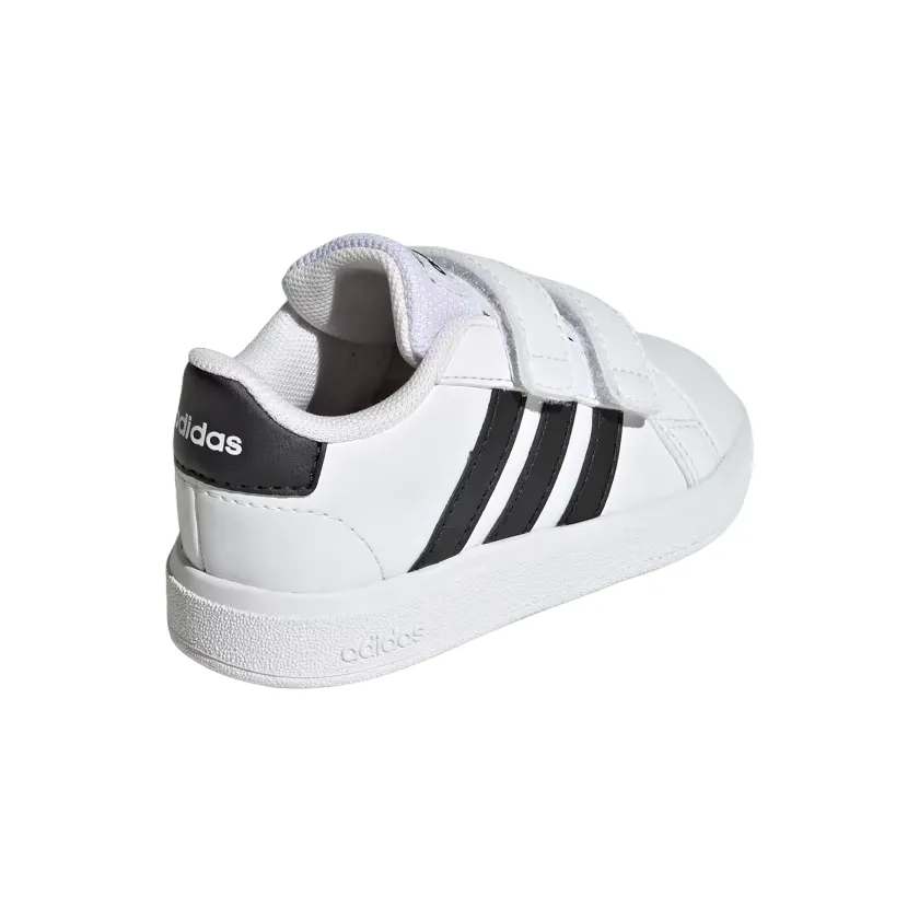 Adidas Grand Court 2.0 2.0 CF GW6527 white-black children's tear-off sneakers shoe