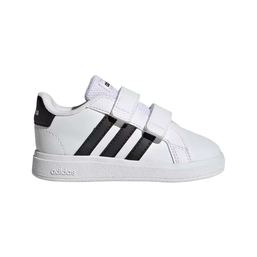 Adidas Grand Court 2.0 2.0 CF GW6527 white-black children's tear-off sneakers shoe