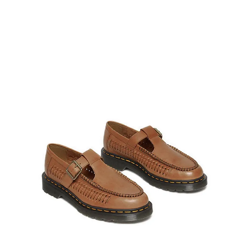 Adrian T Bar Unisex Loafers- British Tan