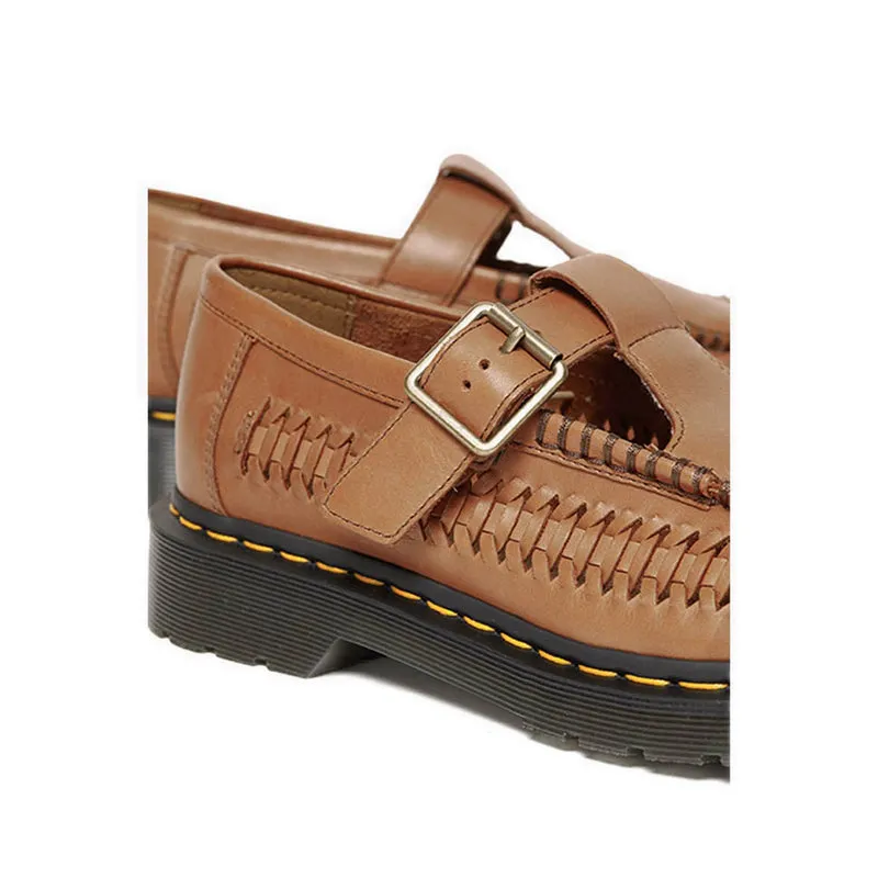 Adrian T Bar Unisex Loafers- British Tan