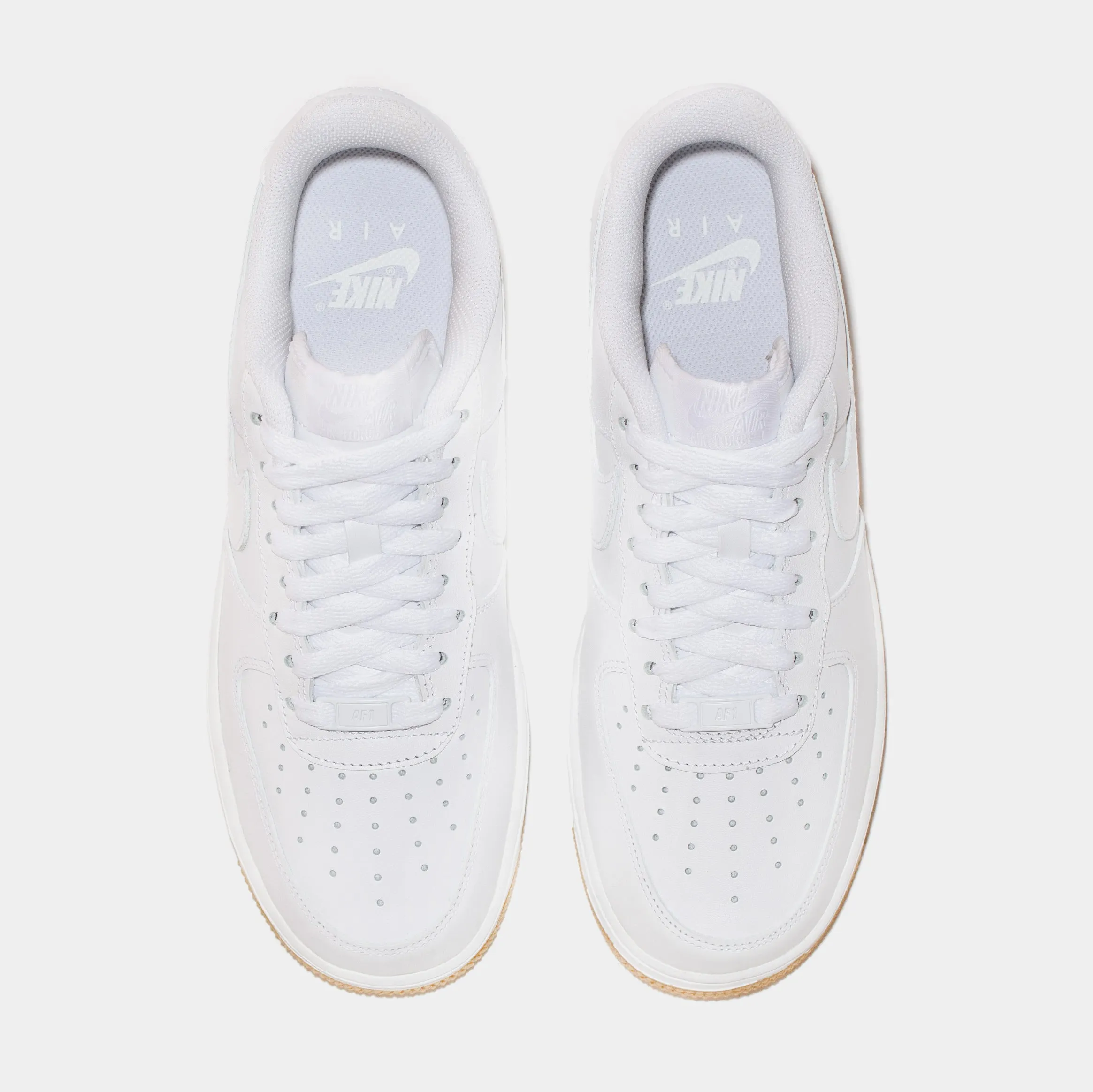 Air Force 1 '07 Mens Lifestyle Shoes (White/Gum)