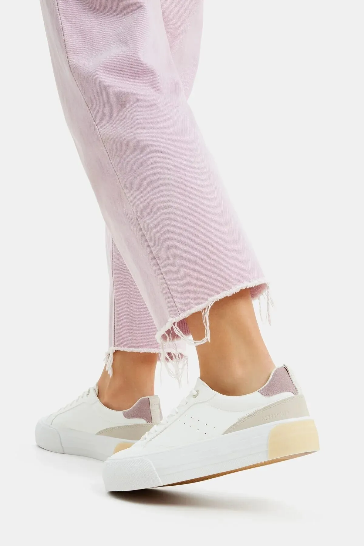 Bershka Women's White Sneakers