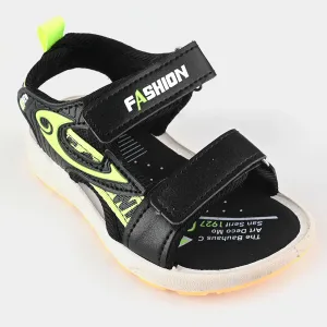 Boys Sandal 777A-Black/Green