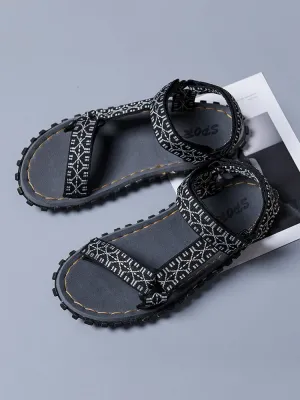 Casual Stylish Lightweight Men's Sandals with Velcro - SF1542