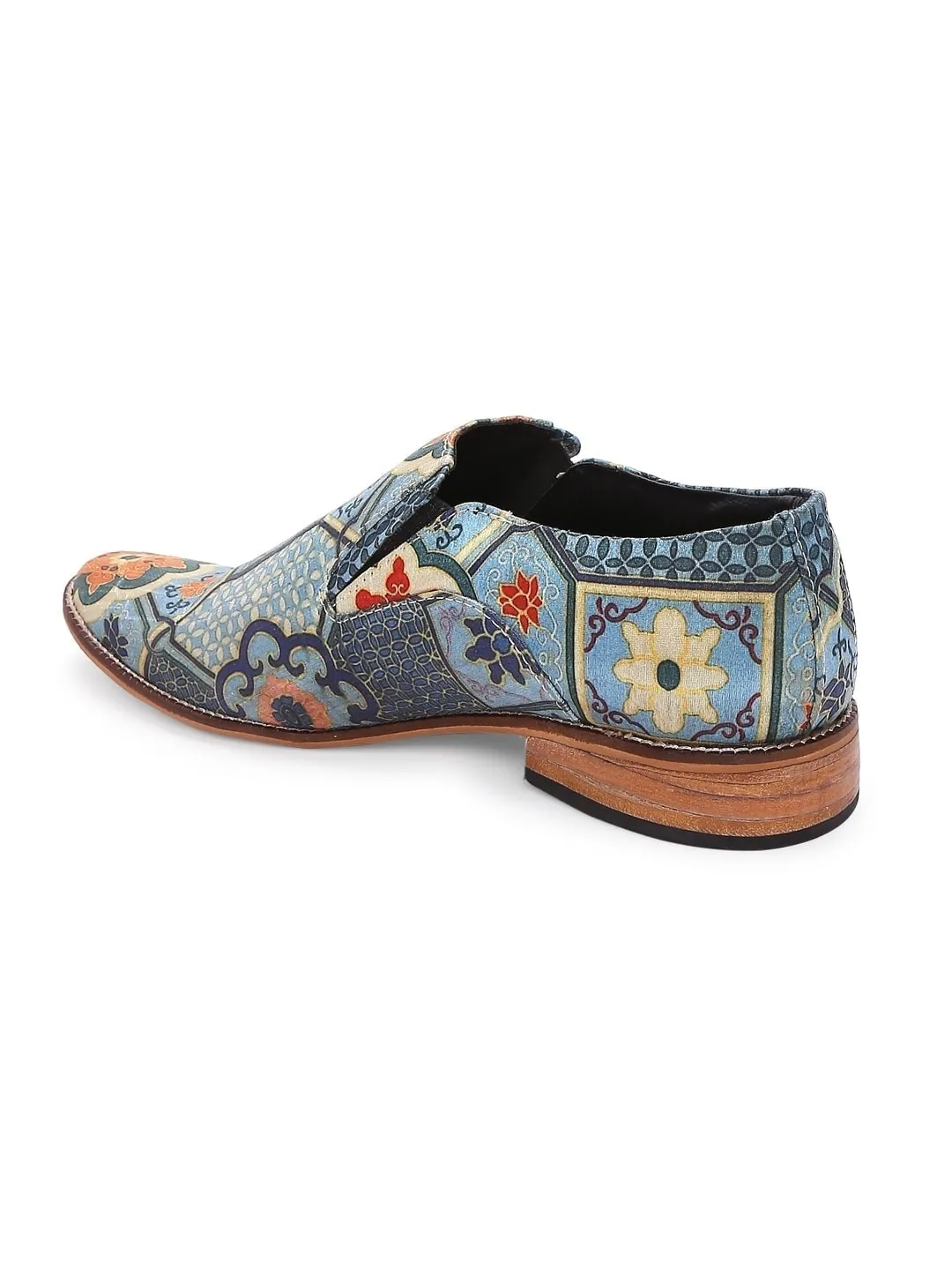 Classic Mughal Vintage Print Loafers