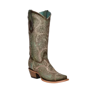 Corral Ld Distressed Turquoise Embroidery & Studs Boot