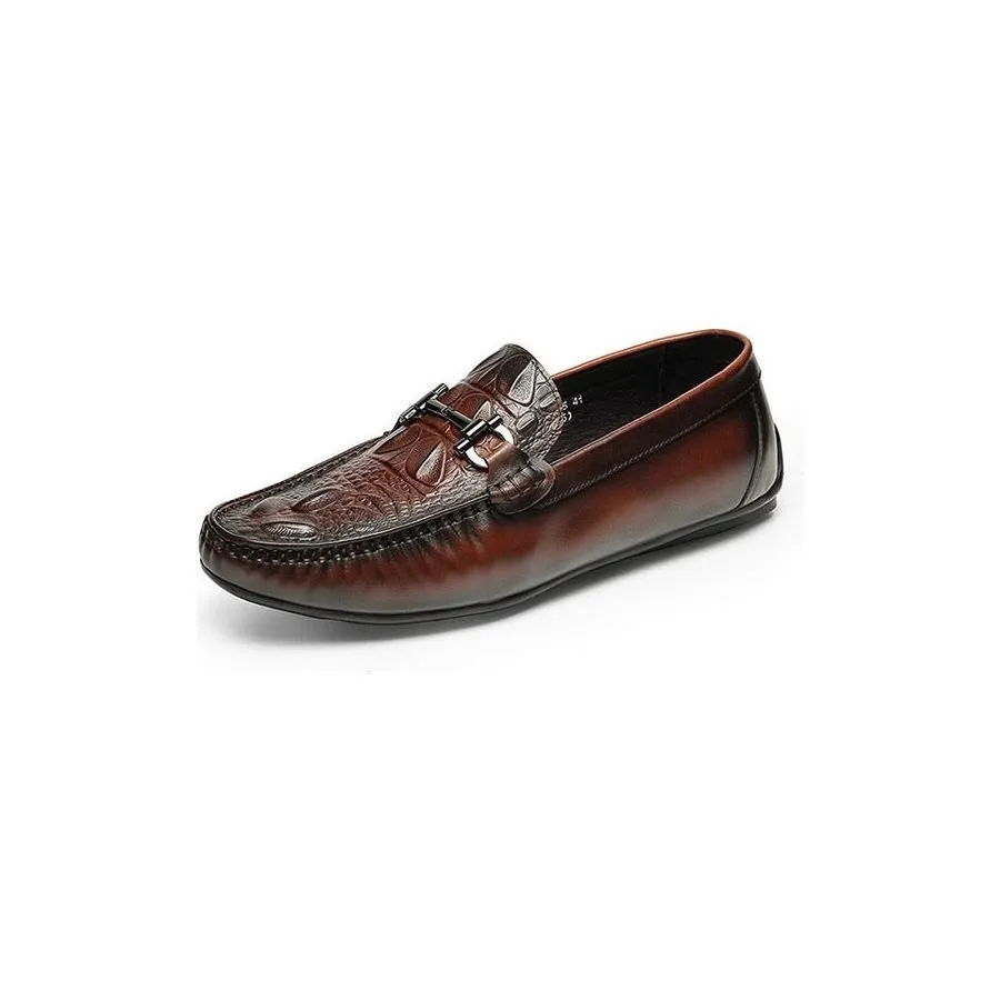 CrocLuxury Waterproof Slip On Leather Loafers