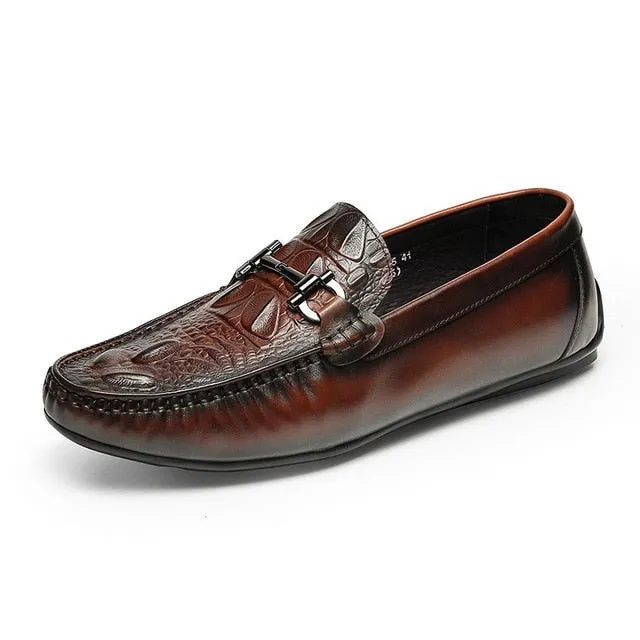 CrocLuxury Waterproof Slip On Leather Loafers