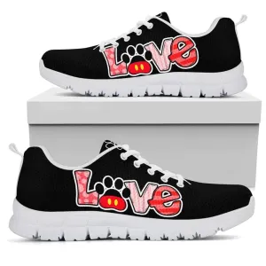 Custom Name Dog Sneaker, Dog Rescue Love Sneakers, Best Running Shoes