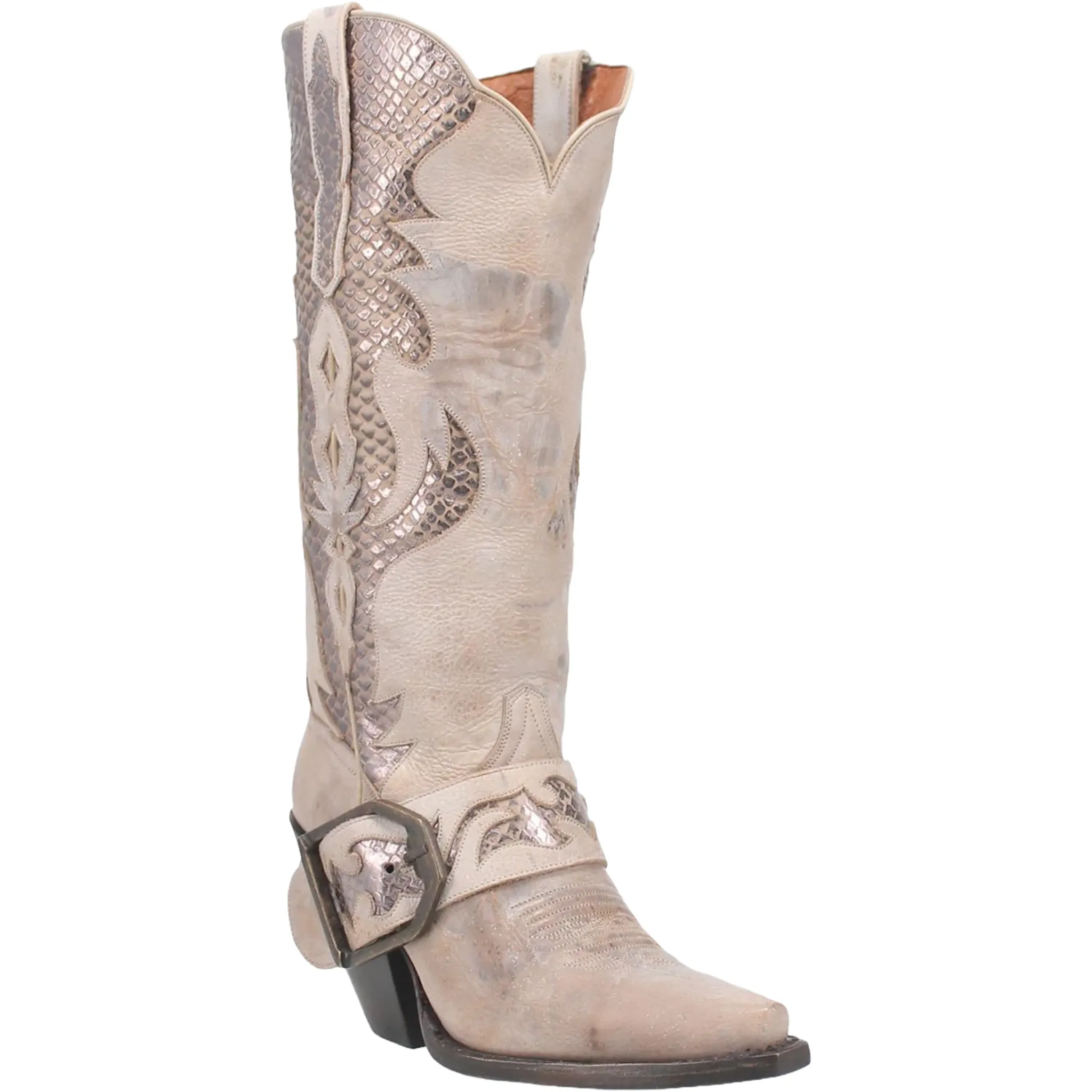 DAN POST WOMEN'S WHITE SYDNEY WESTERN BOOT - DP4204