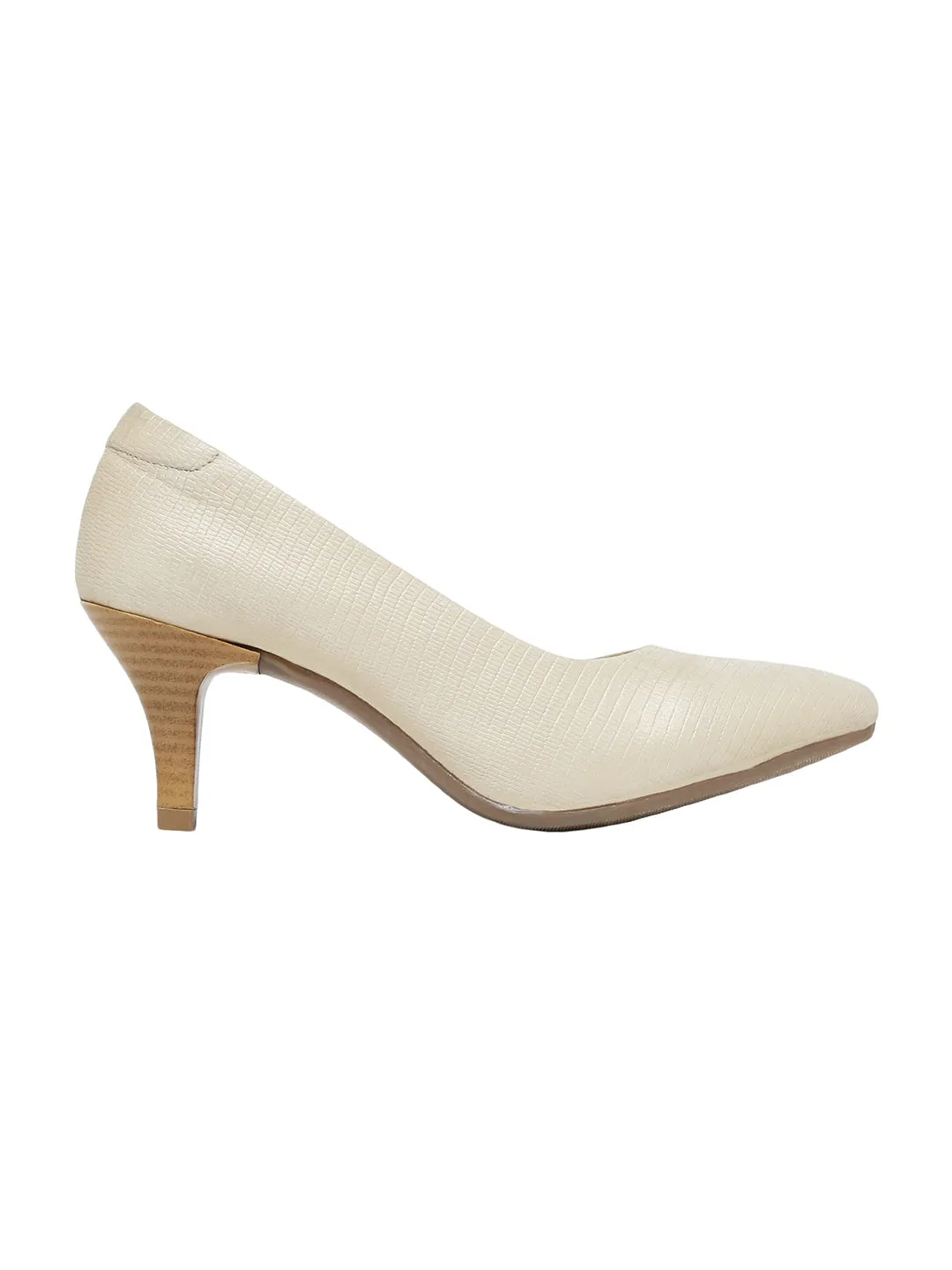 Darcie Cream Kitten Heels