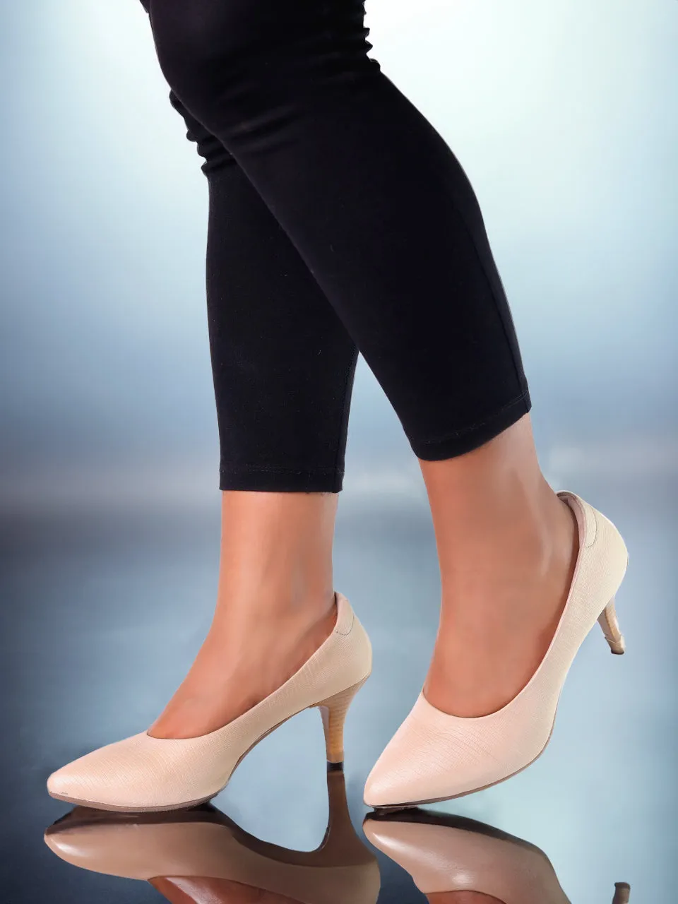 Darcie Cream Kitten Heels