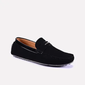 Ferguson Black Classic Suede Loafers 0130833