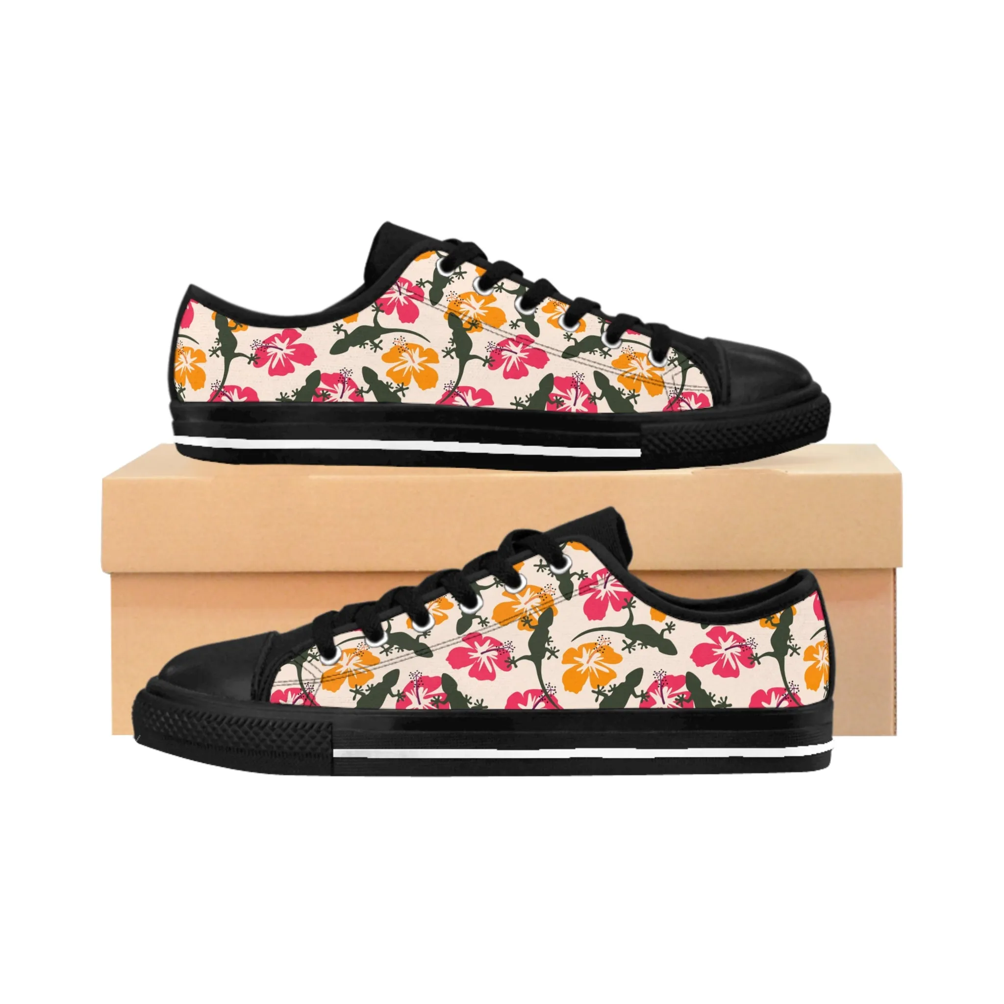 Flowers and Lizards Women's Sneakers