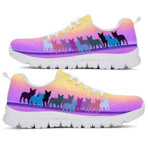 Frenchie Sneaker, Frenchie Sneakers Running Shoes Gift For Women Men Dog Lovers Dog Mom, Frenchie Shoes