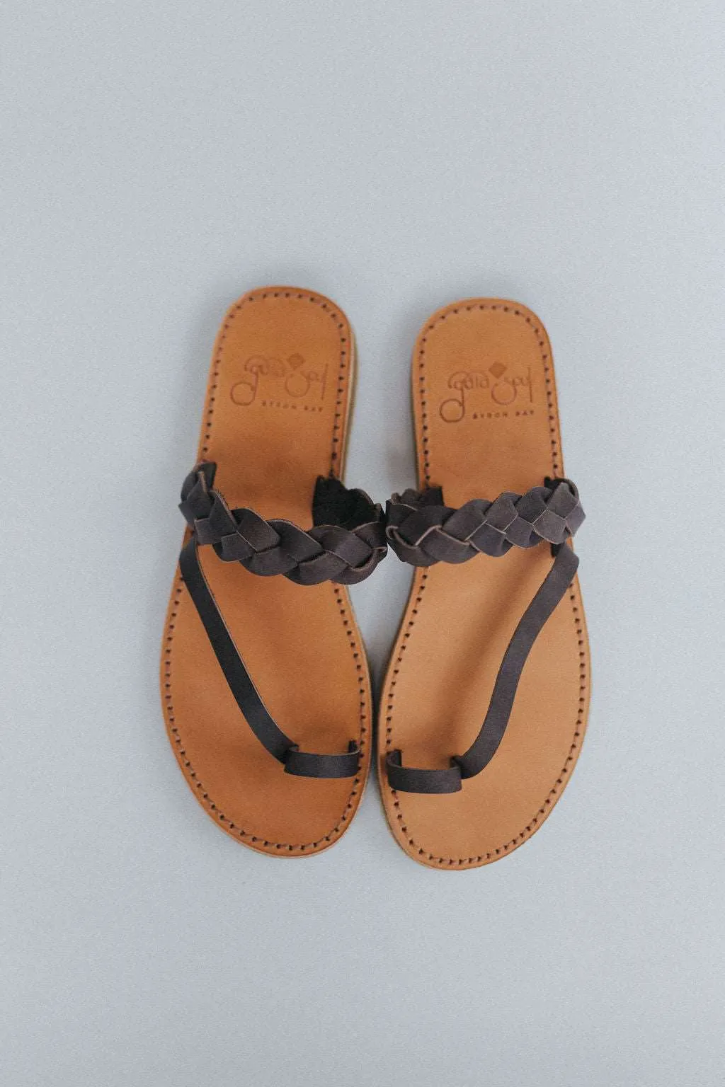 Griegas Sandals - Cocoa Brown Leather