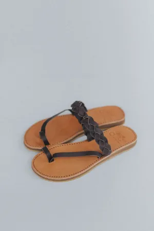 Griegas Sandals - Cocoa Brown Leather