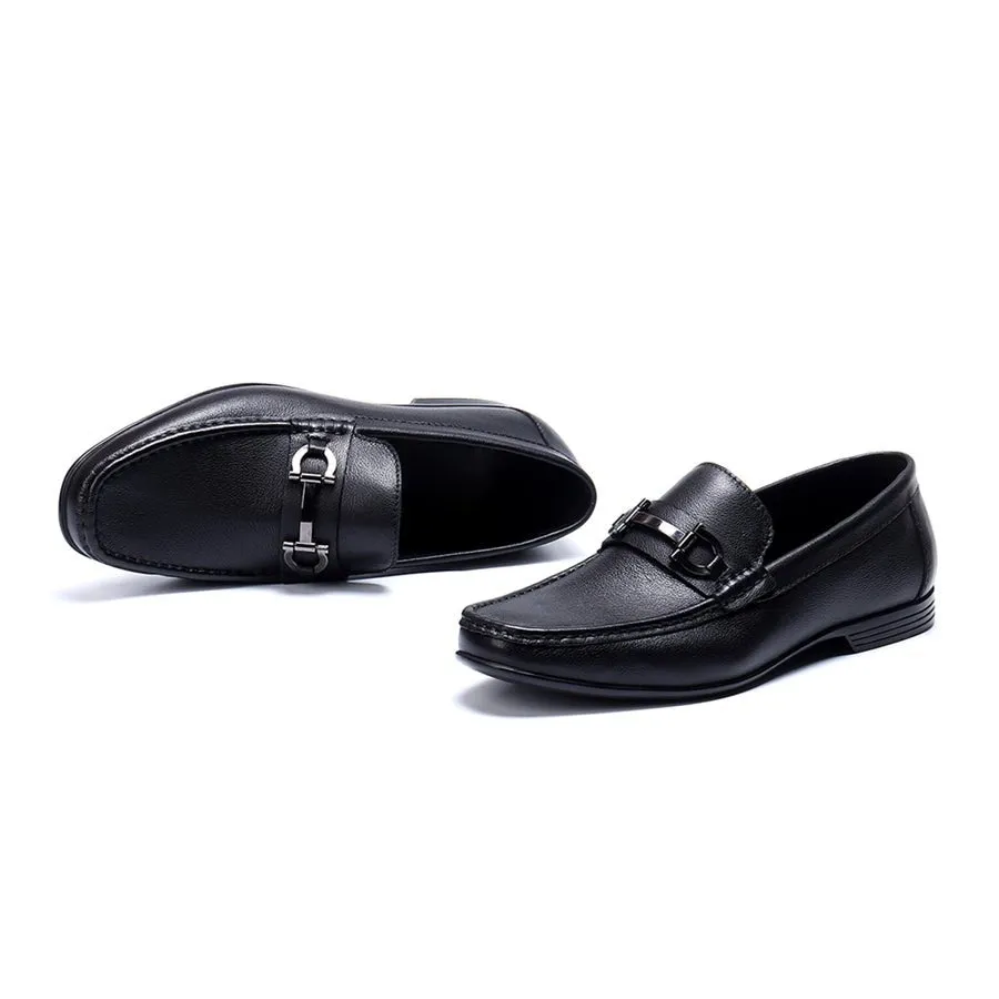 Hazel Luxe Slip-on Leather Loafers