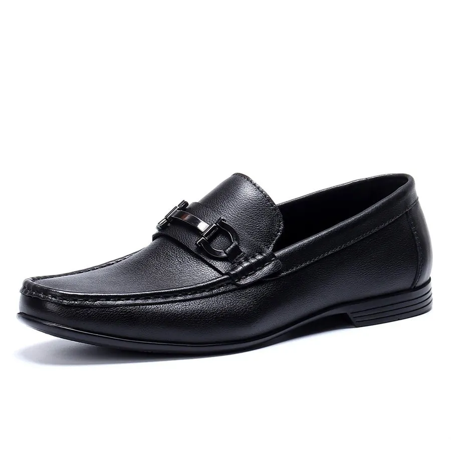 Hazel Luxe Slip-on Leather Loafers