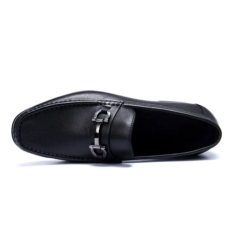 Hazel Luxe Slip-on Leather Loafers