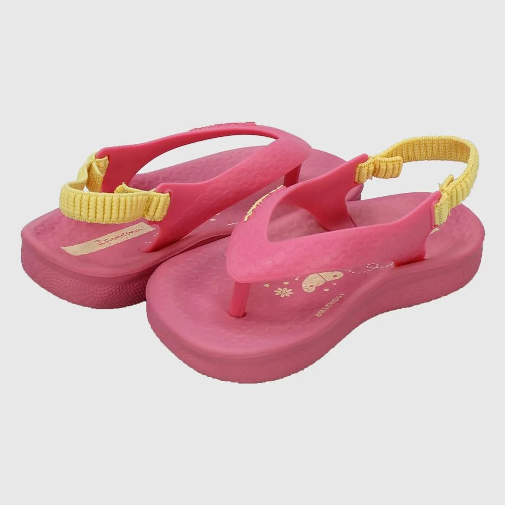 Ipanema Baby Girls' Pink/Yellow Sandals