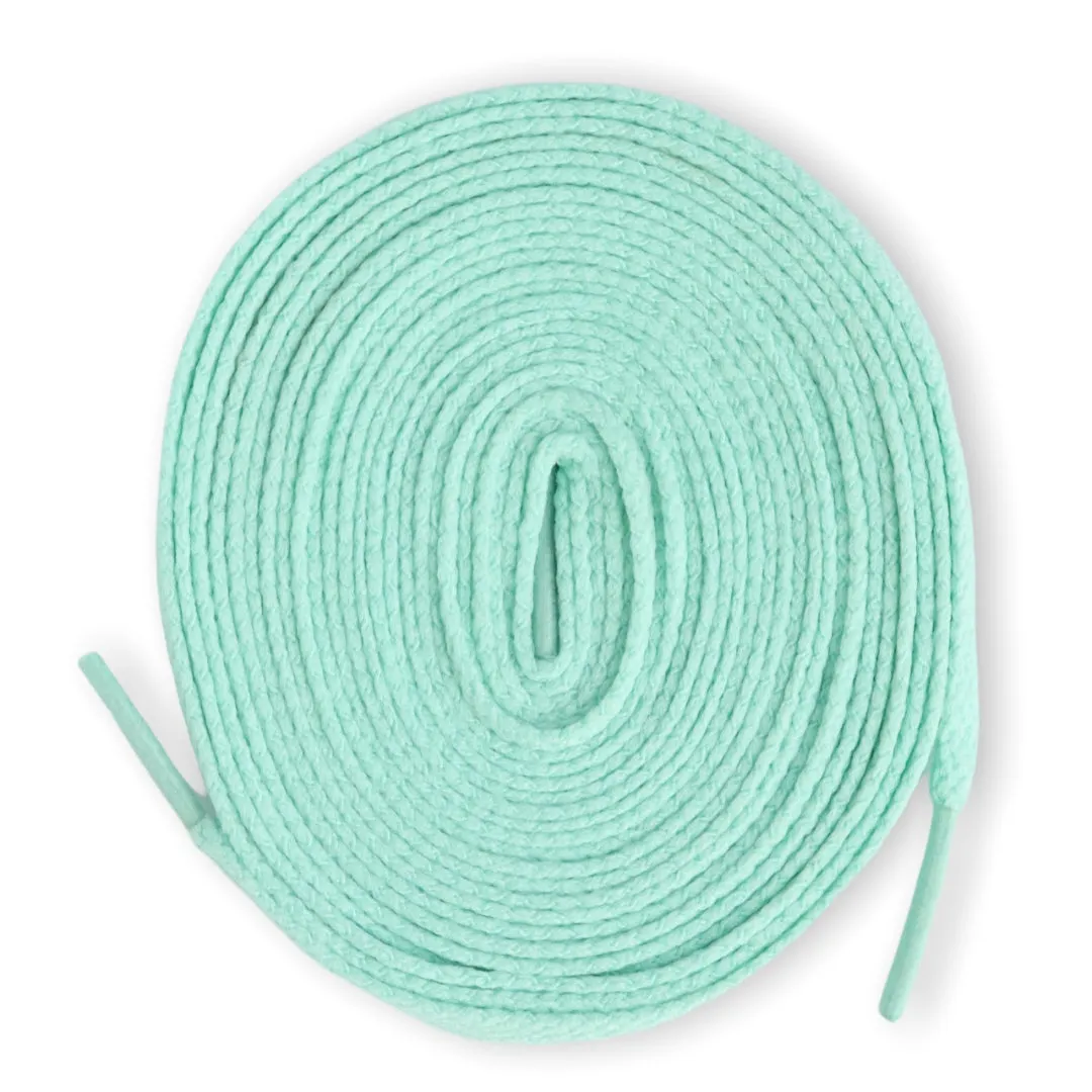 Jordan 1 Laces Basics Flat Thin - Mint Green Laces