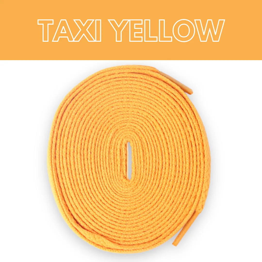 Jordan 1 Laces Basics Flat Thin - Taxi Yellow Laces