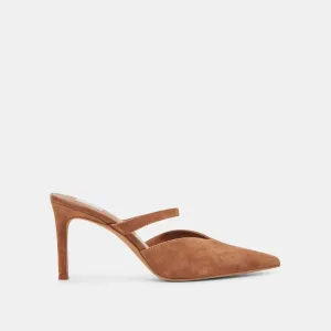 KANIKA HEELS PECAN SUEDE