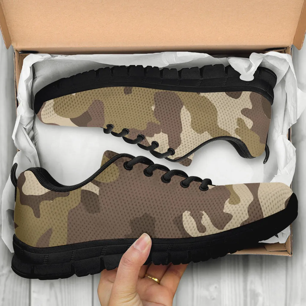 Knit Sneakers_Military Tan_Camo