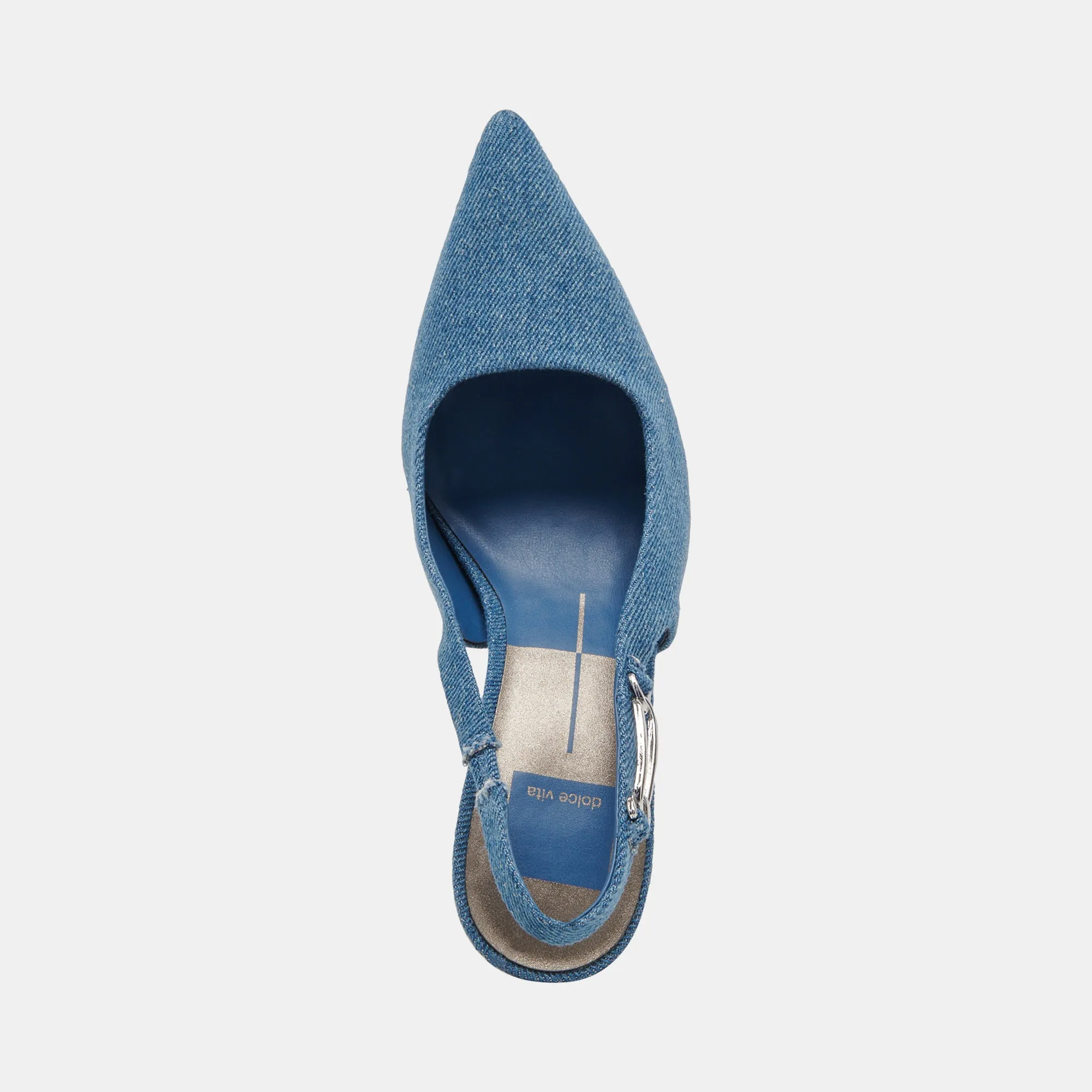 KRISTA HEELS BLUE DENIM