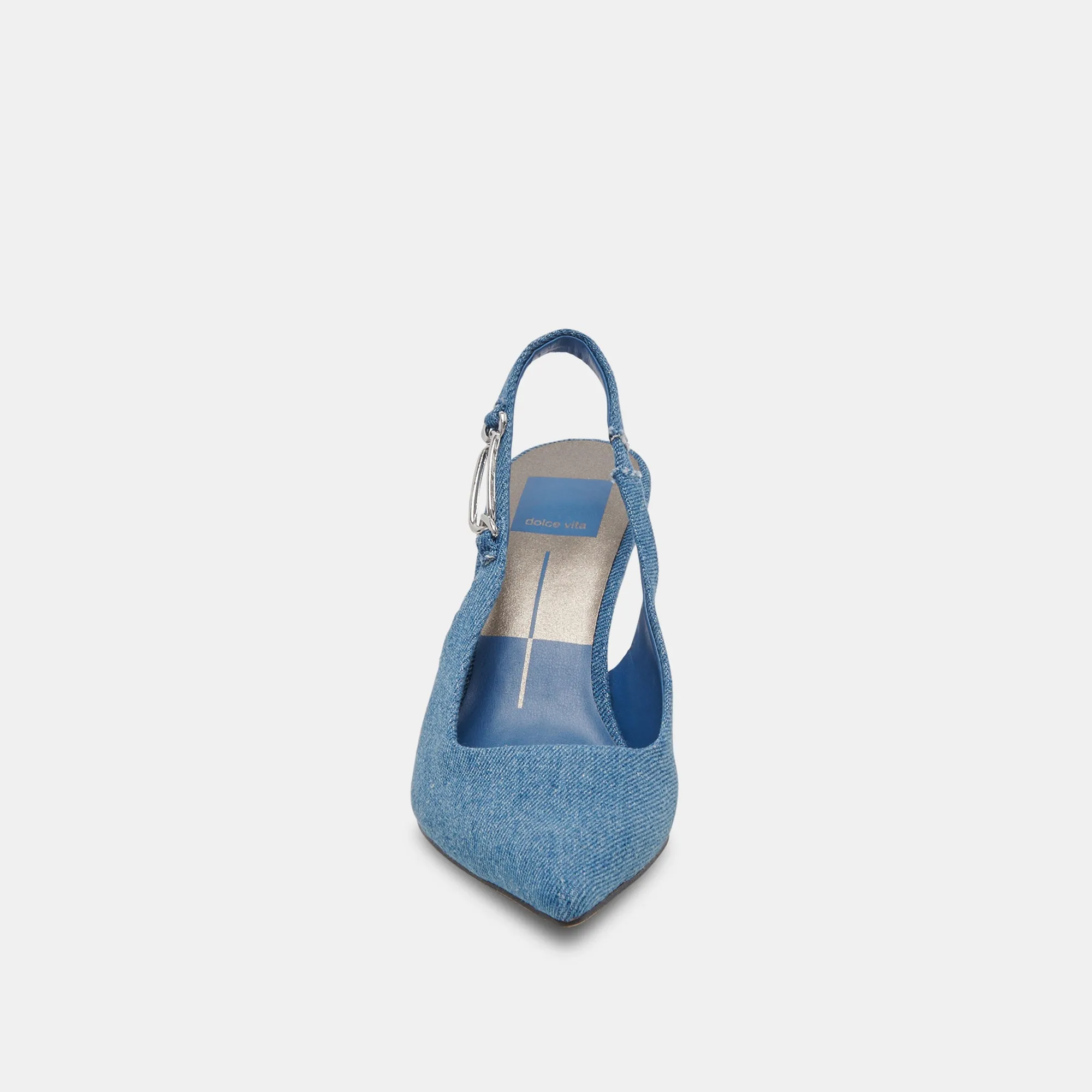 KRISTA HEELS BLUE DENIM