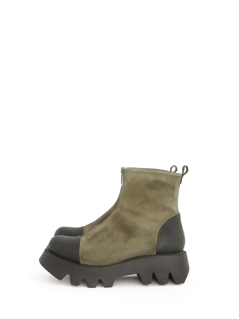 London Ankle Boots in Forest by Lofina