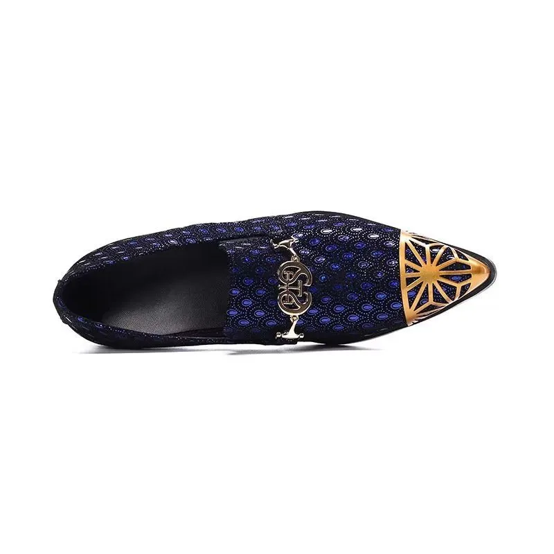 Luxe Exotic Embossed Genuine Leather Slip-on Loafers