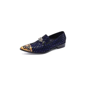 Luxe Exotic Embossed Genuine Leather Slip-on Loafers