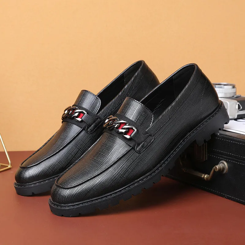 LuxeLeather Wedding Derby Loafers