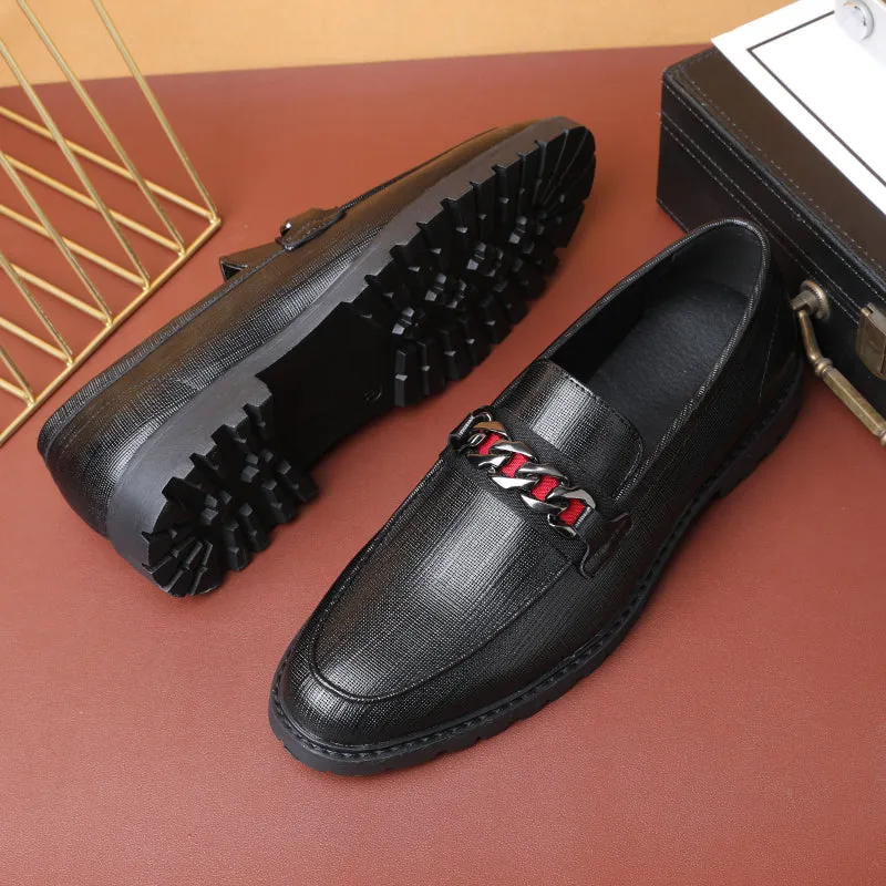 LuxeLeather Wedding Derby Loafers