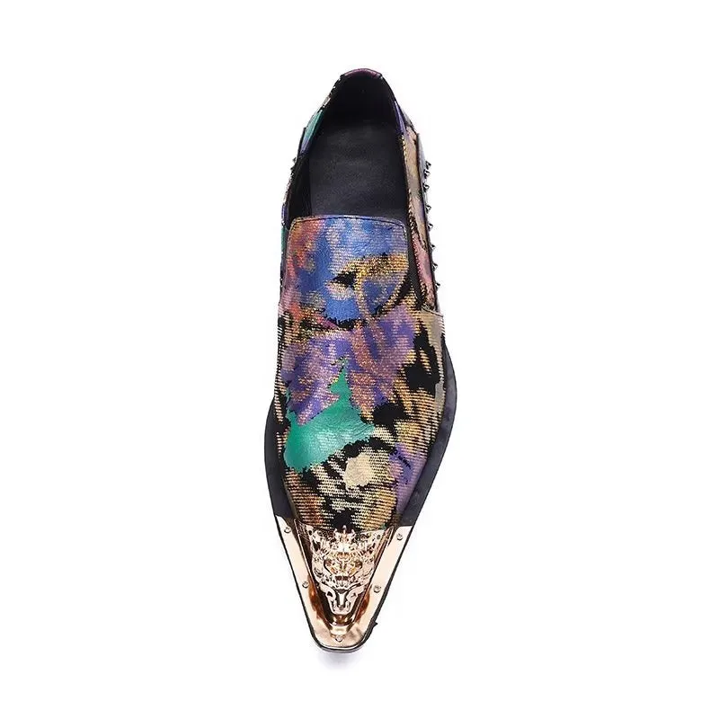 Luxury Exotic Leather Slip-on Loafers