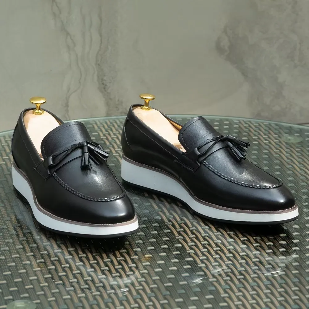 Luxury Leather Elegant Tassel Loafers