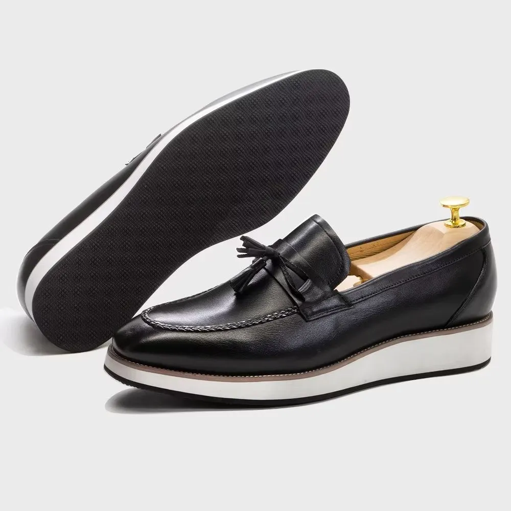 Luxury Leather Elegant Tassel Loafers