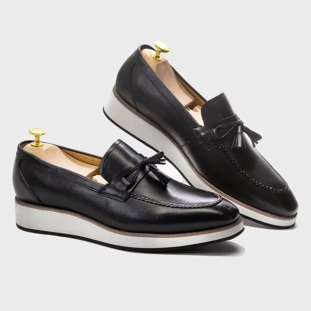 Luxury Leather Elegant Tassel Loafers