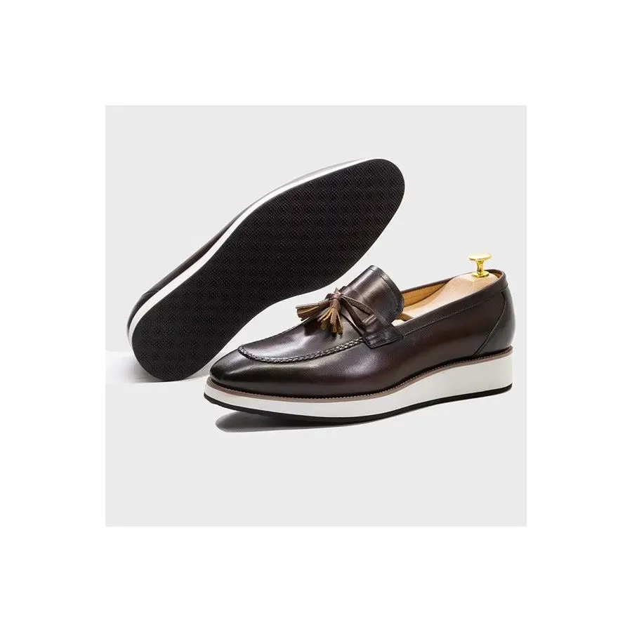 Luxury Leather Elegant Tassel Loafers