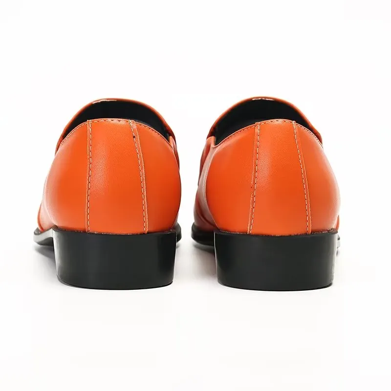 Luxury Smooth Leather Elegant Slip-on Loafers