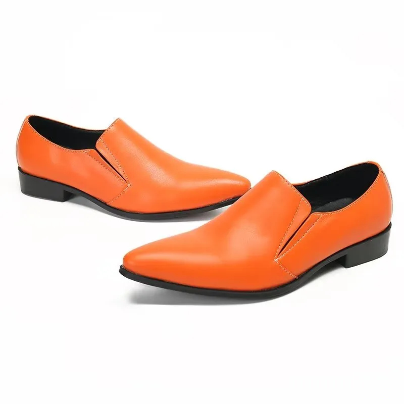 Luxury Smooth Leather Elegant Slip-on Loafers