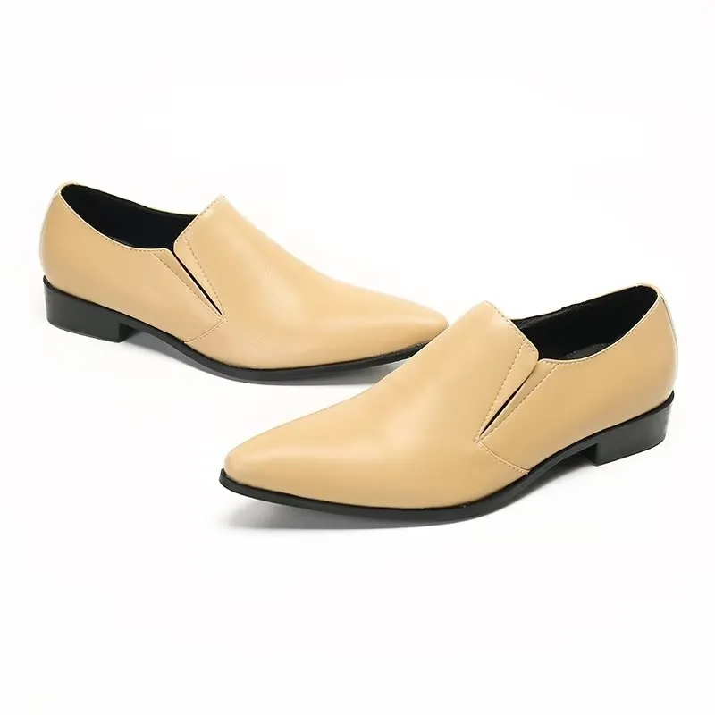 Luxury Smooth Leather Elegant Slip-on Loafers