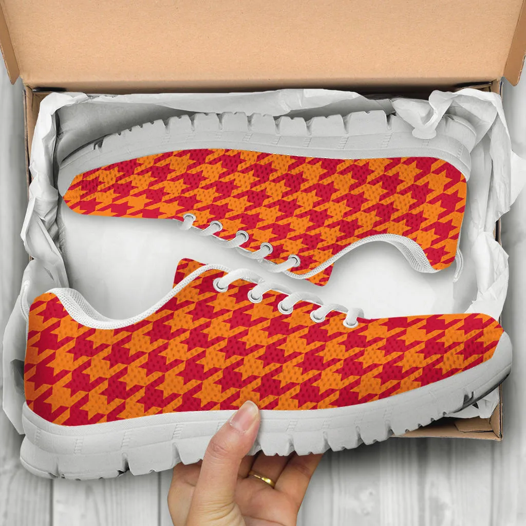 Mesh Sneaker_Red on Orange_T_HT Pattern