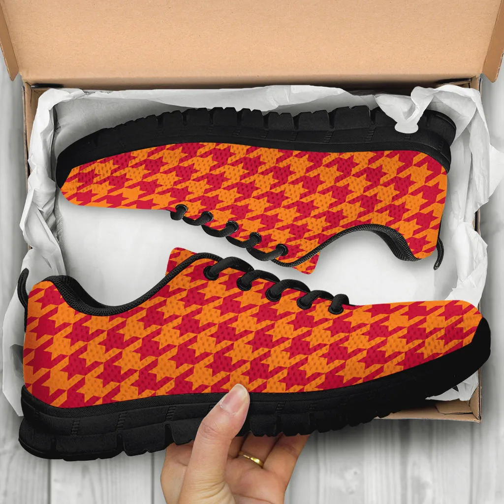 Mesh Sneaker_Red on Orange_T_HT Pattern