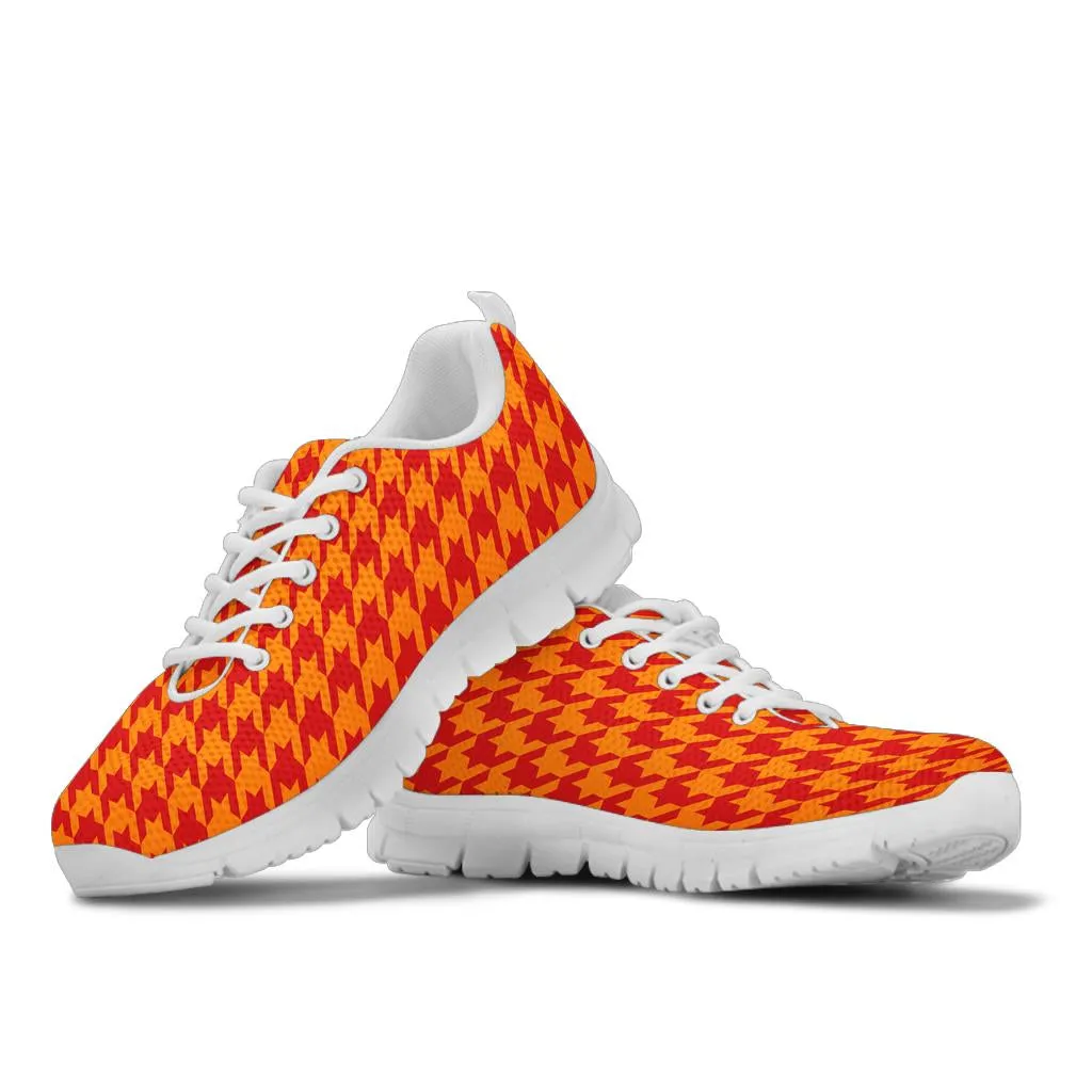 Mesh Sneaker_Red on Orange_T_HT Pattern