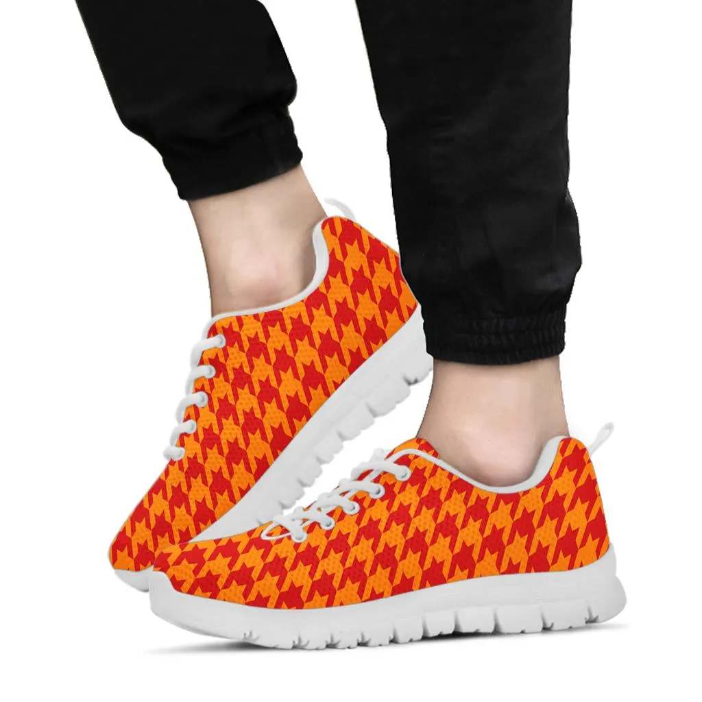 Mesh Sneaker_Red on Orange_T_HT Pattern