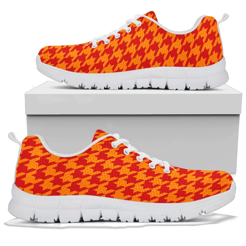 Mesh Sneaker_Red on Orange_T_HT Pattern